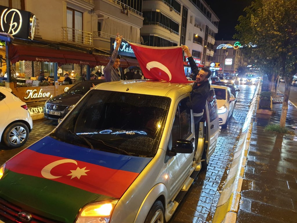 Iğdır'dan Cebrail'in kurtuluşuna konvoylu kutlama