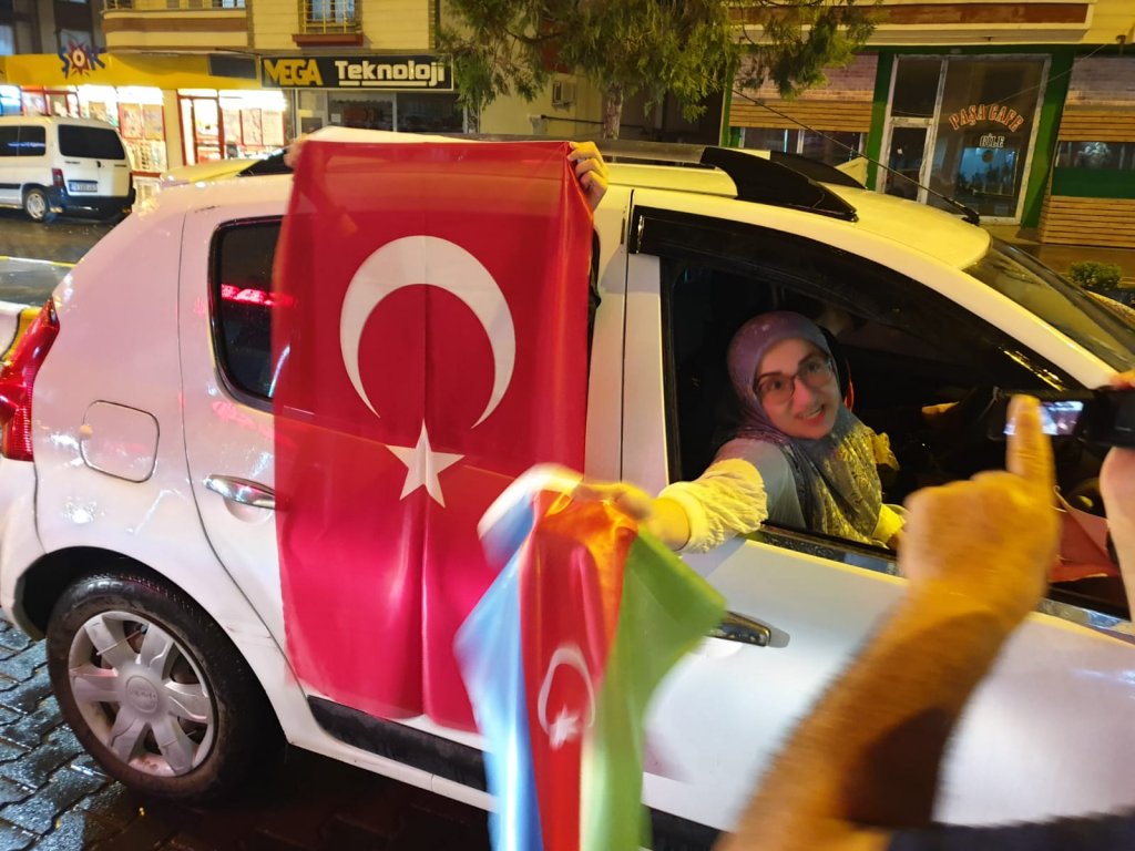 Iğdır'dan Cebrail'in kurtuluşuna konvoylu kutlama