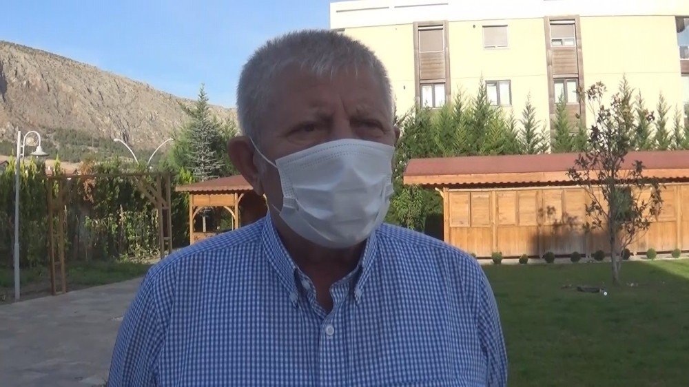 Amasya'dan kardeş ülkeye dev bayraklı destek 