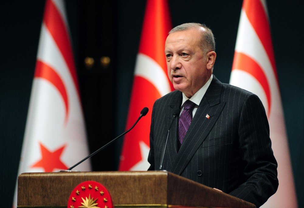 Cumhurbaşkanı Erdoğan, KKTC Başbakanı Tatar ile görüştü