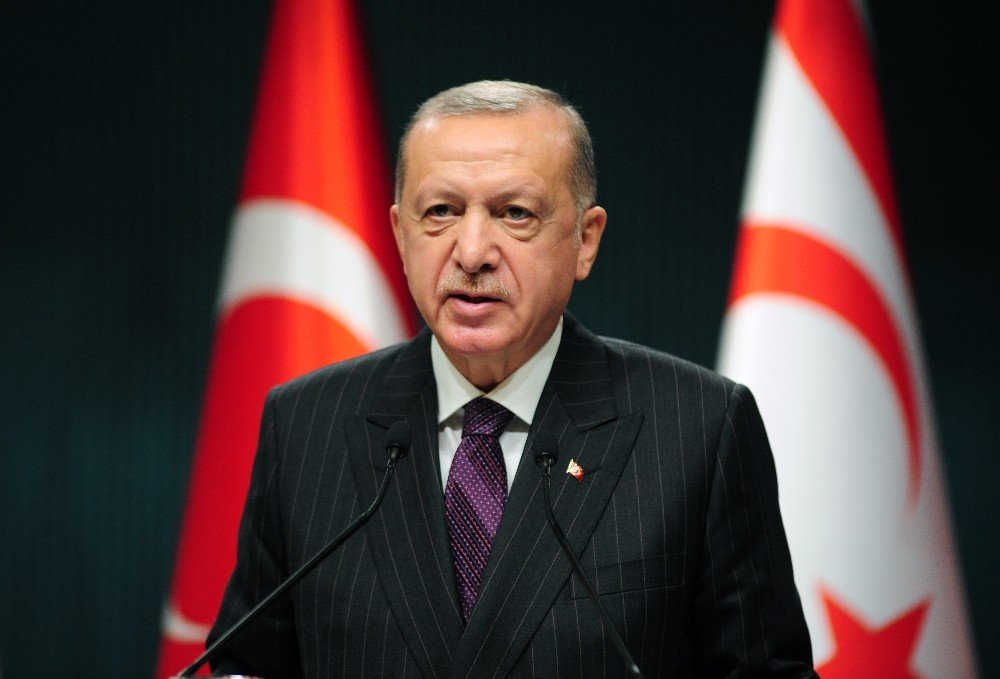 Cumhurbaşkanı Erdoğan, KKTC Başbakanı Tatar ile görüştü