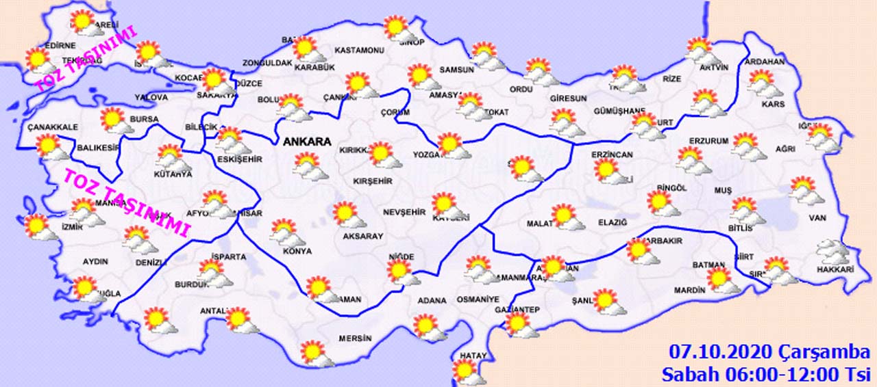O illerimizde yaşayanlar dikkat! Kuvvetli sağanak geliyor