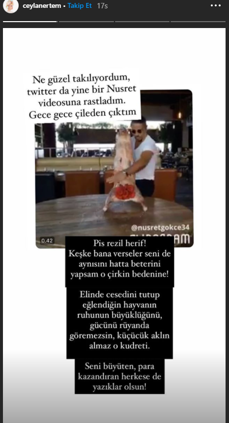 Şarkıcı Ceylan Ertem'den Nusret'e sert tepki: Sana para kazandırana yazıklar olsun