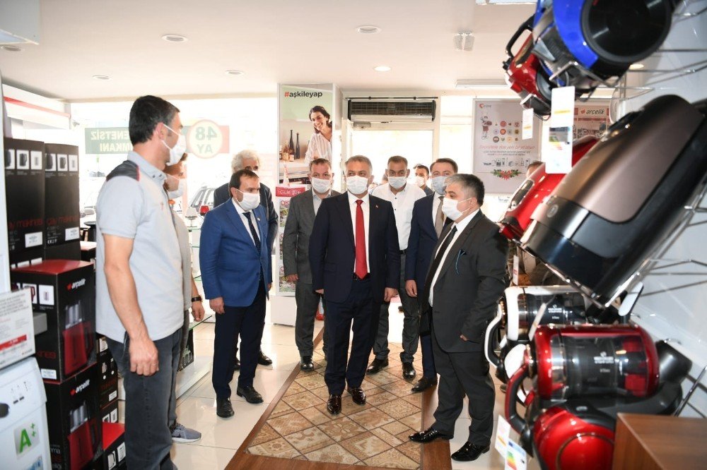 Antalya Valisi Yazıcı'dan Akseki'ye ziyaret 