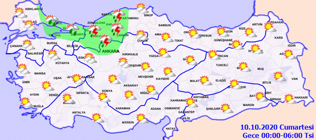 Meteoroloji'den kritik sağanak yağış uyarısı: Sel, yıldırım ve hortuma karşı tedbirli olun