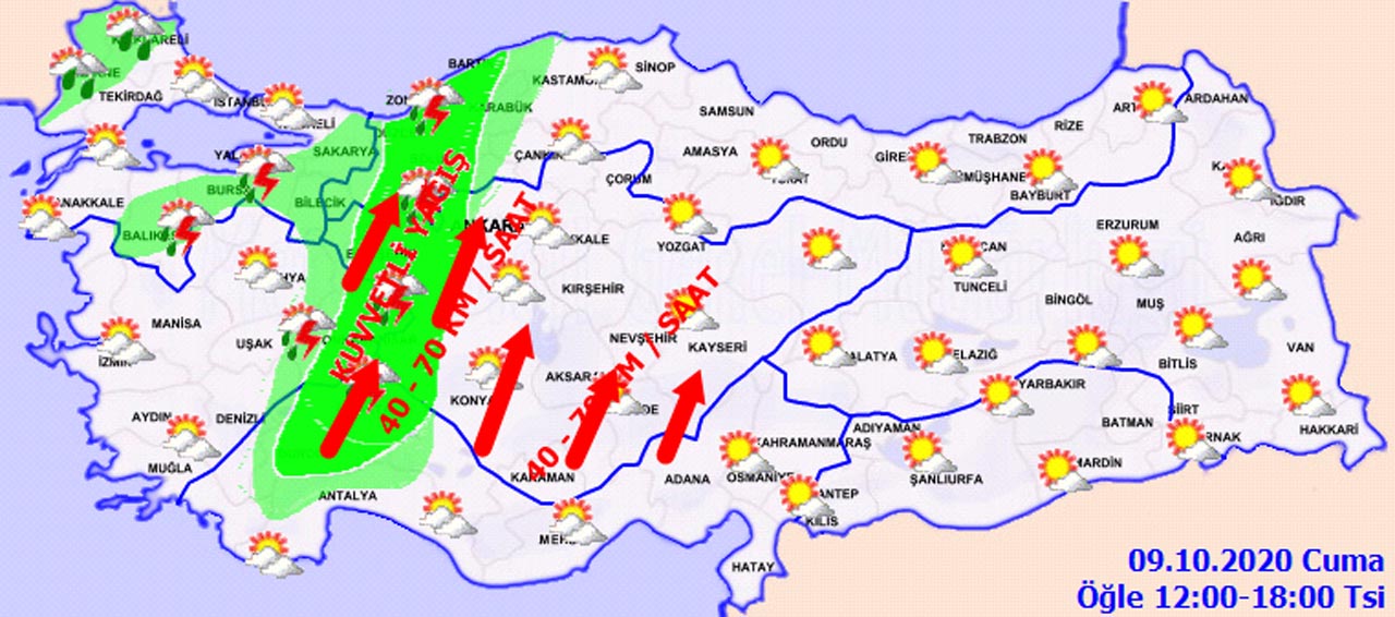 Meteoroloji'den kritik sağanak yağış uyarısı: Sel, yıldırım ve hortuma karşı tedbirli olun
