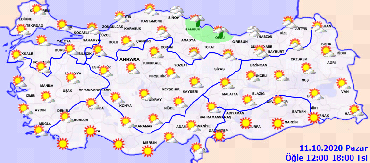 Meteoroloji açıkladı! Bugün sıcaklıklar mevsim normallerinde seyredecek