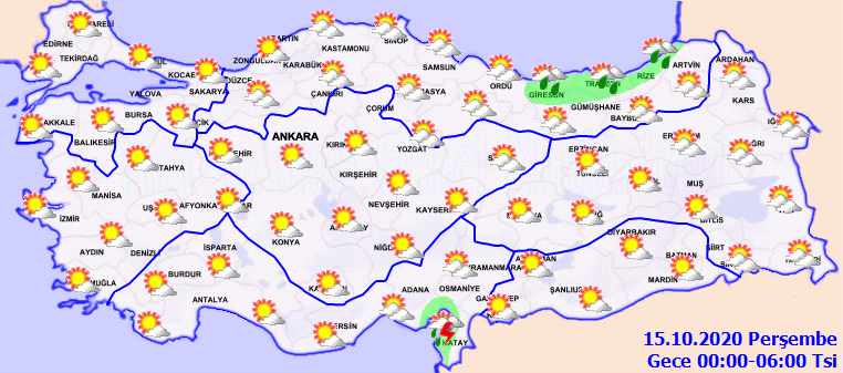 Meteoroloji o illeri tek tek uyardı: Gök gürültülü sağanak geliyor!