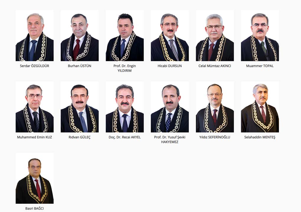 Anayasa Mahkemesi Üyesi Engin Yıldırım'ı kim atadı? Diğer üyeleri kim atadı? Kaç üyeden oluşur? Üyelerini kim seçer? 