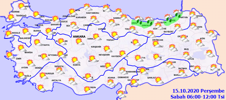 Sıcaklıklar mevsim normallerinin üzerine çıkıyor! 3 ilde sağanak yağmur var