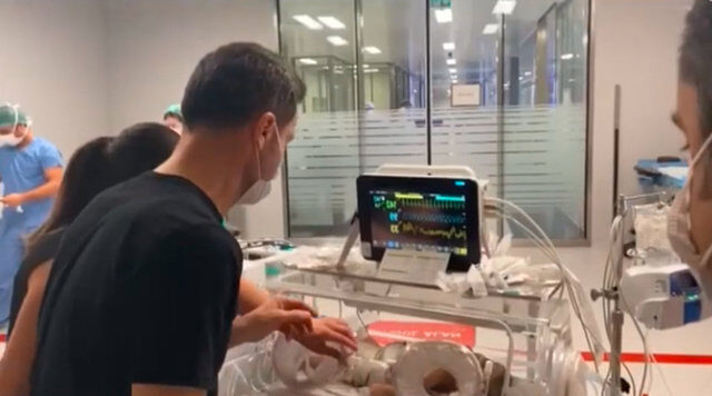 Sinan Özen'in minik kızı Neva 7. kez ameliyata girdi!