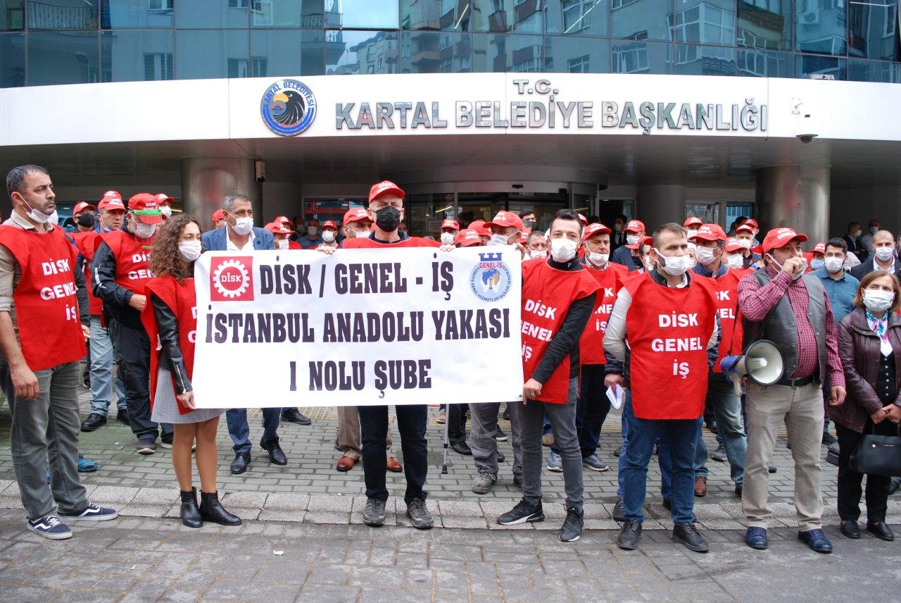 Genel İş Sendikasından Kartal Belediyesine grev kararı !