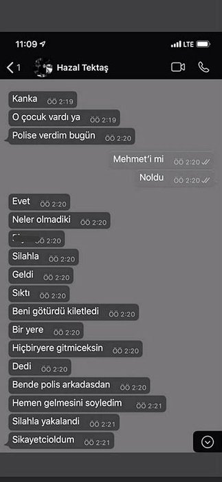 Hazal Tektaş'ın Mehmet Ali Atış hakkındaki mesajları ortaya çıktı: Şikayetçi olmuş!