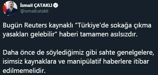 Türkiye'de sokağa çıkma yasağı gelecek mi? İçişleri Bakanlığı açıkladı