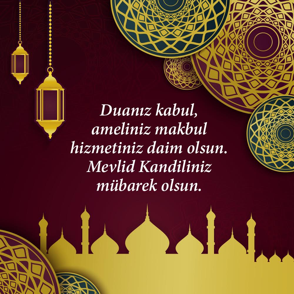 Resimli Mevlid Kandili mesajları 2020 en güzel kısa, uzun
