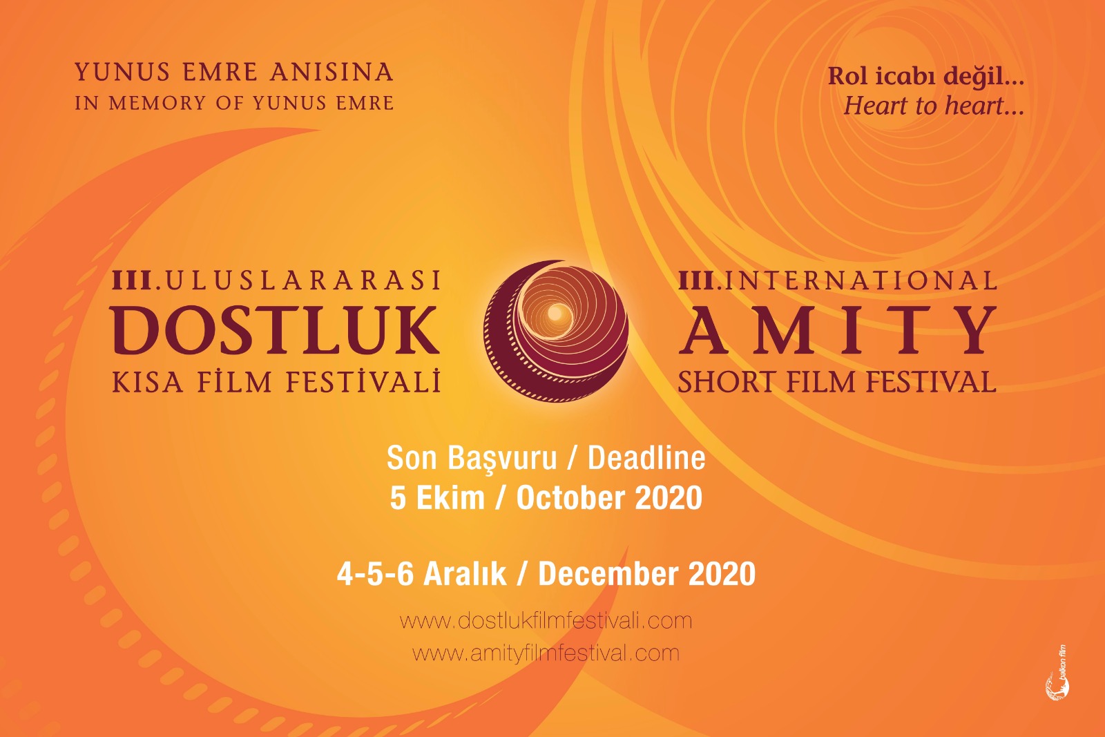 3. Uluslararası Dostluk Kısa Film Festivali’nin ana jürisi üyeleri açıklandı
