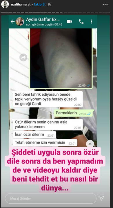 Nazlı Hamarat'ın eski sevgilisi Aydın Gaffar şok açıklamalarda bulundu!