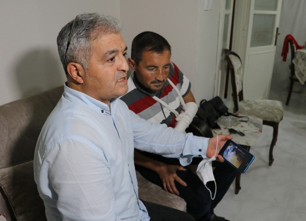 Adana'da işitme engelli adama sokak ortasında şiddet uyguladı!