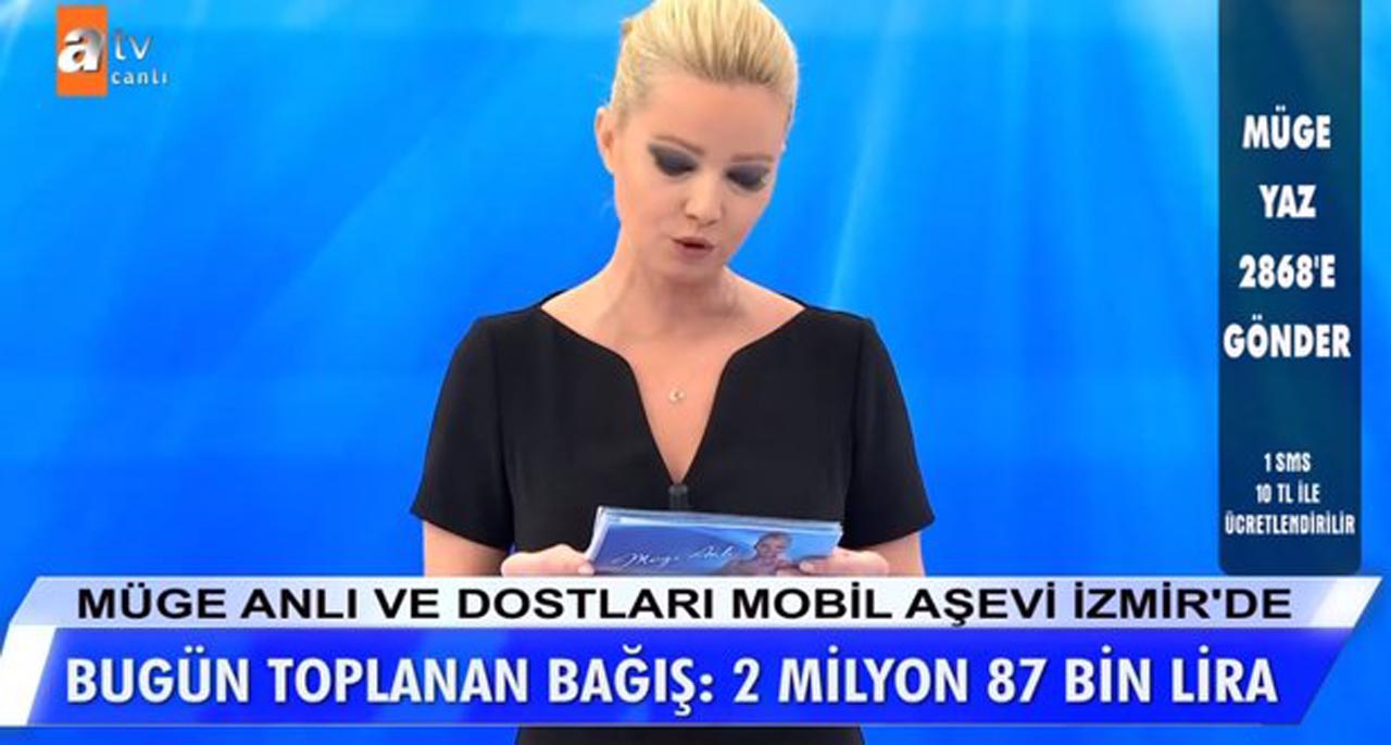 Müge Anlı'da İzmir'deki depremzedeler için rekor bağış!