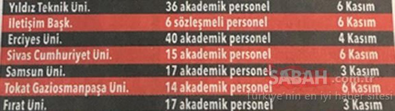 On binlerce personel alınacak! İşte o meslekler...