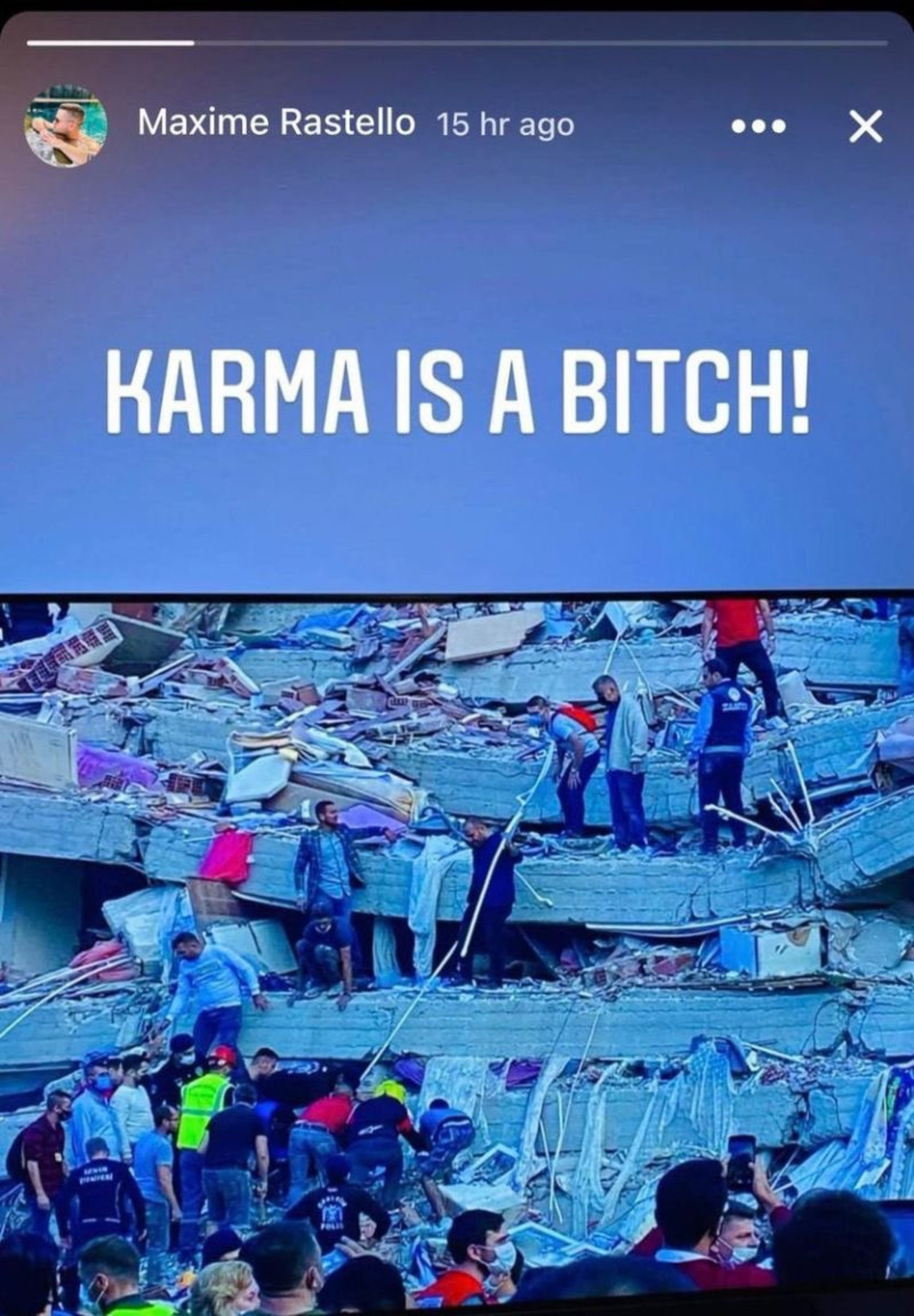 Microsoft'un yöneticisi Maxime Rastello'dan skandal İzmir depremi paylaşımı!