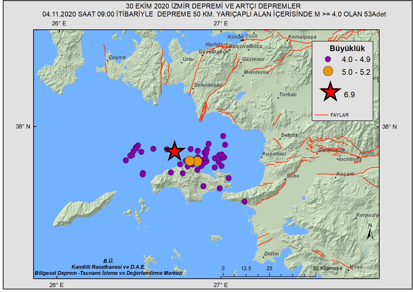 Kandilli Rasathanesi, İzmir'deki artçı deprem sayısını açıkladı