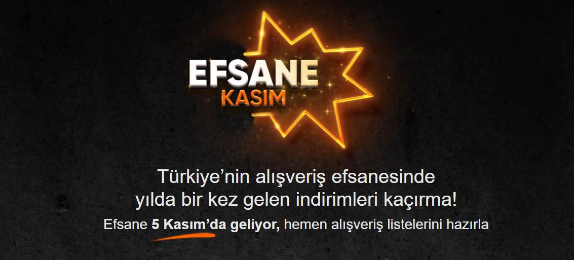 Hepsiburada 5 Kasım indirimleri | Hepsiburada Efsane Kasım indirimleri saat kaçta başlıyor?