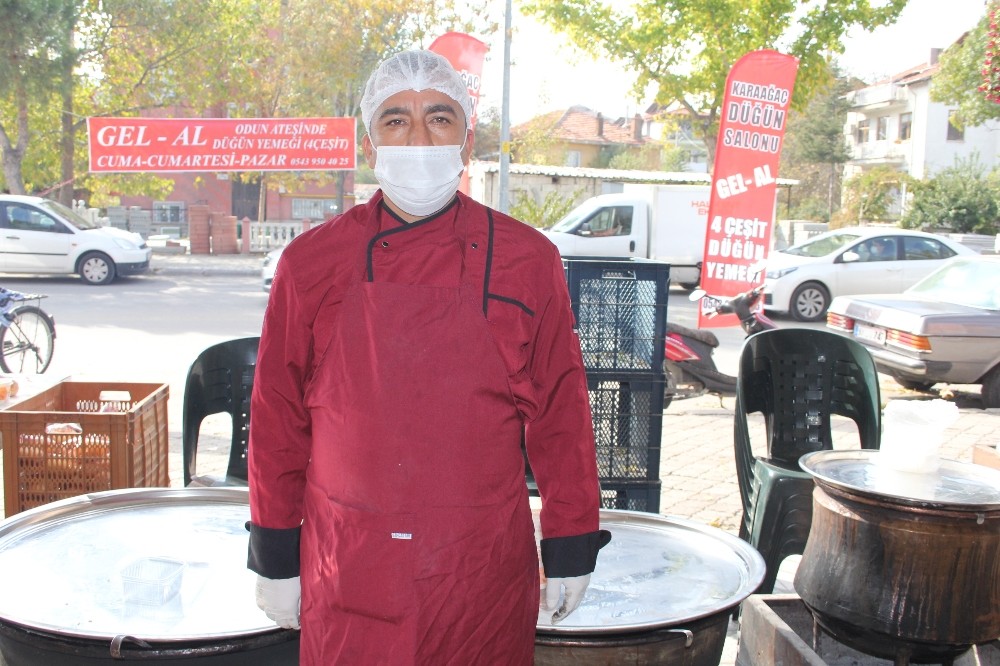 Düğün yemeği geleneğini paket servise uyarladı! 