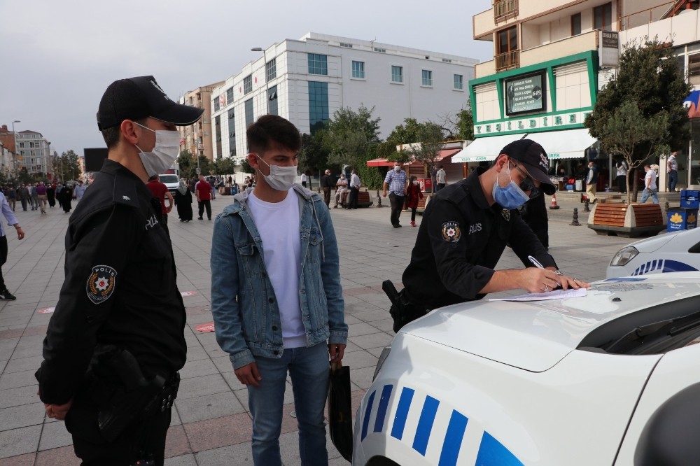 Maske ve mesafe kurallarına uymayan şahıslara 1 milyon 595 bin TL para cezası kesildi