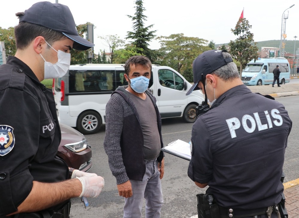 Maske ve mesafe kurallarına uymayan şahıslara 1 milyon 595 bin TL para cezası kesildi