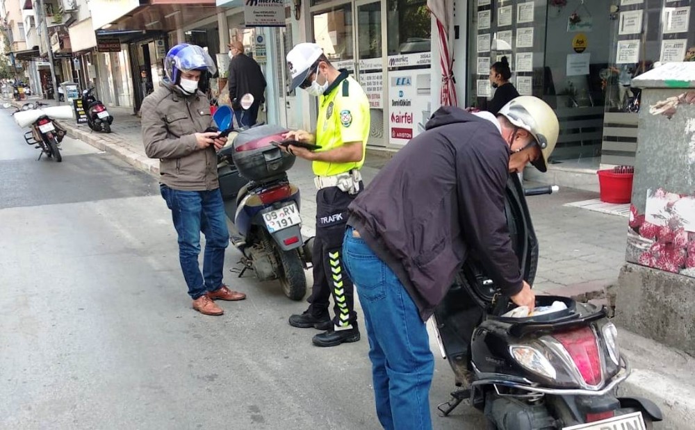 Nazilli’de 1510 motosiklet sürücüsüne 650 bin TL cezai işlem uygulandı