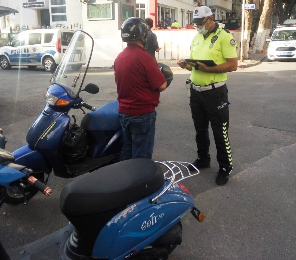Nazilli’de 1510 motosiklet sürücüsüne 650 bin TL cezai işlem uygulandı