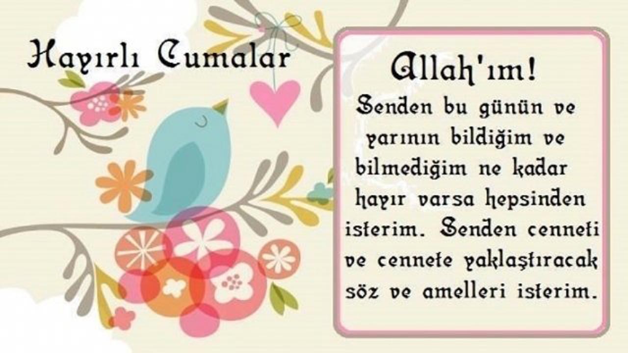 Cuma mesajları resimli yeni | Cuma mesajları yazılı, ayetli, kısa 2021