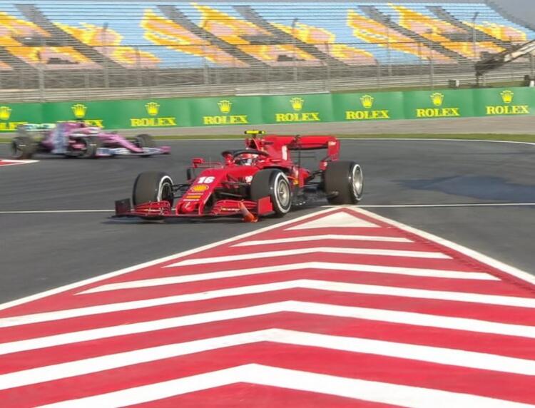 Formula 1 İstanbul'da ilk antrenmanda kaygan zemin zor anlar yaşattı!