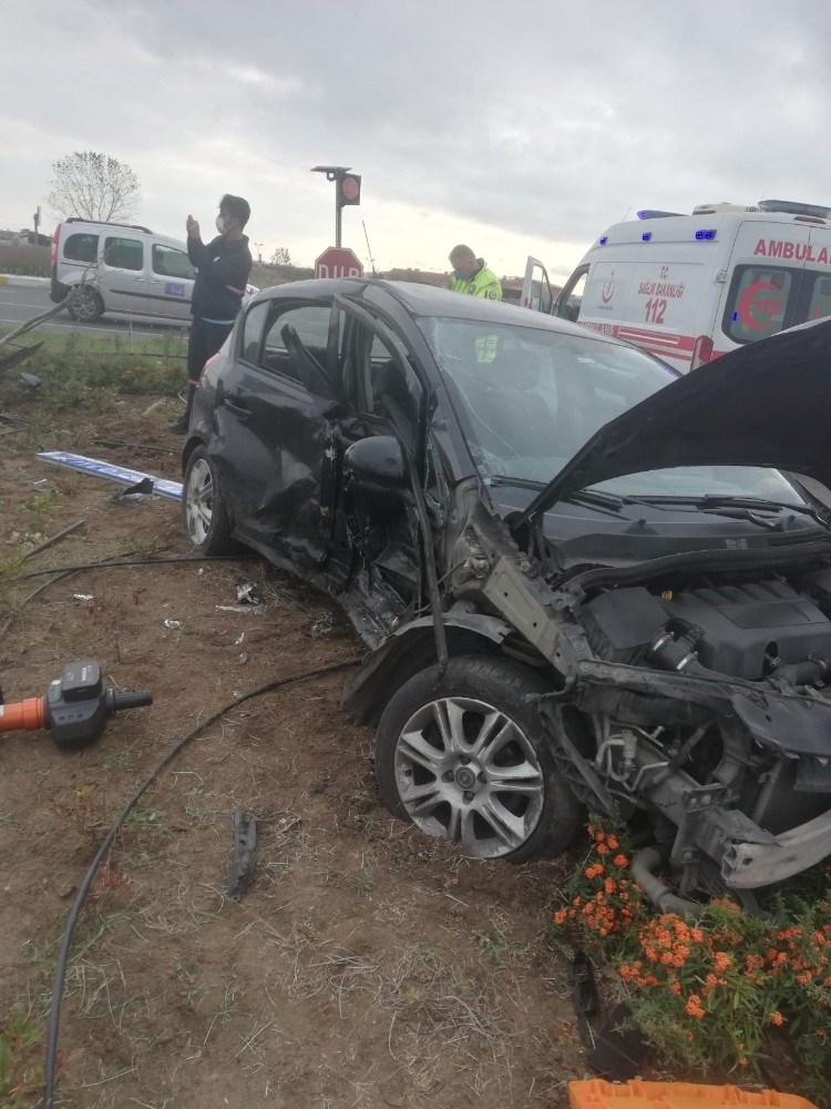 Tekirdağ'da korkunç kaza: 2 yaralı