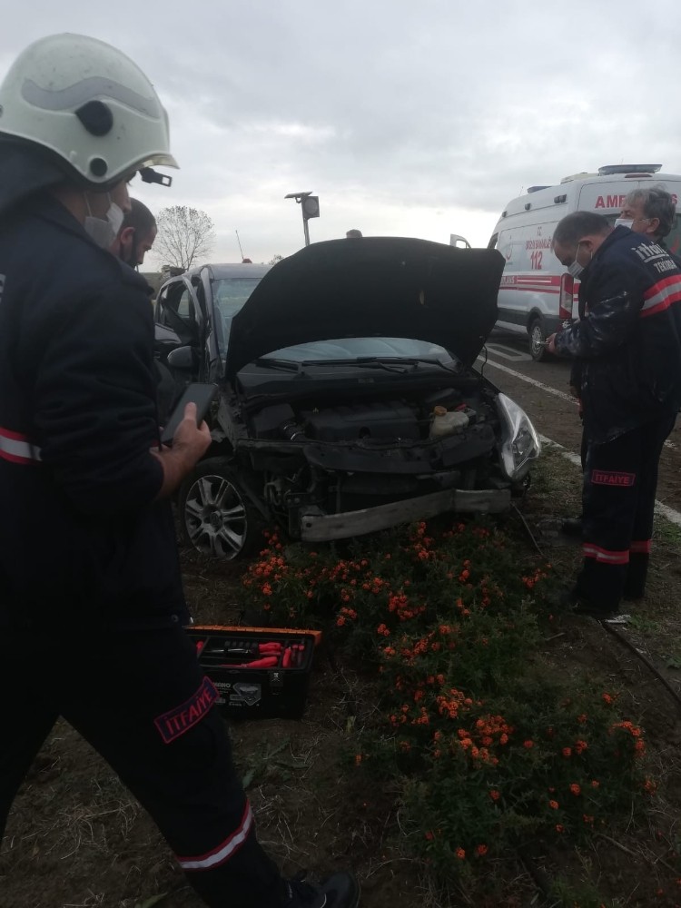 Tekirdağ'da korkunç kaza: 2 yaralı