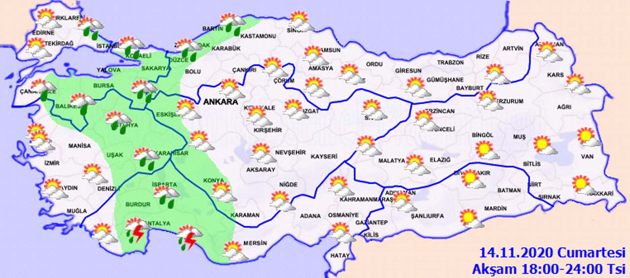 Meteoroloji, İstanbul ve o bölgelerimizdeki vatandaşları uyardı: Sağanak yağış geliyor