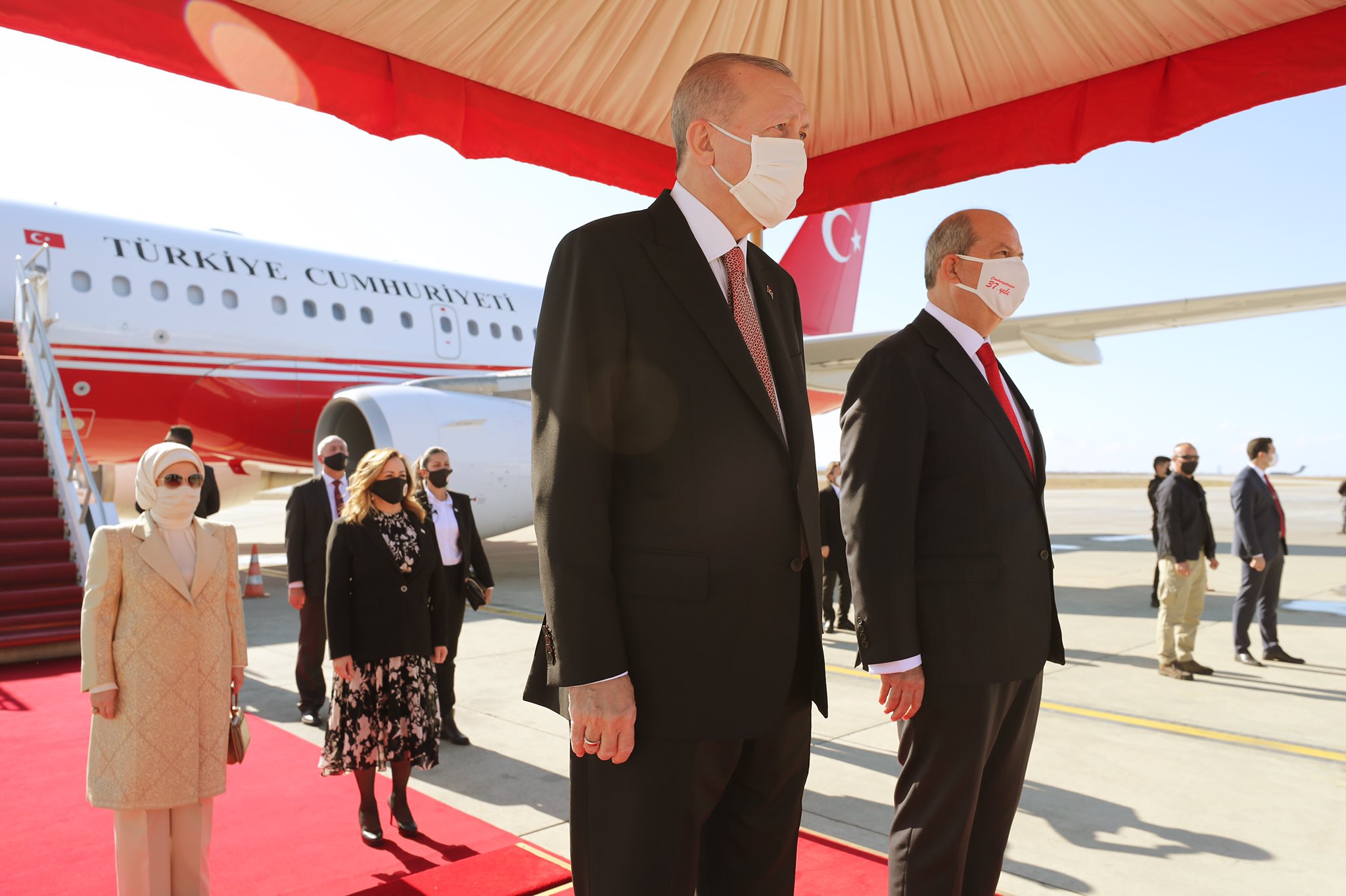 Cumhurbaşkanı Erdoğan, KKTC'nin 37. yıldönümünde önemli açıklamalarda bulundu