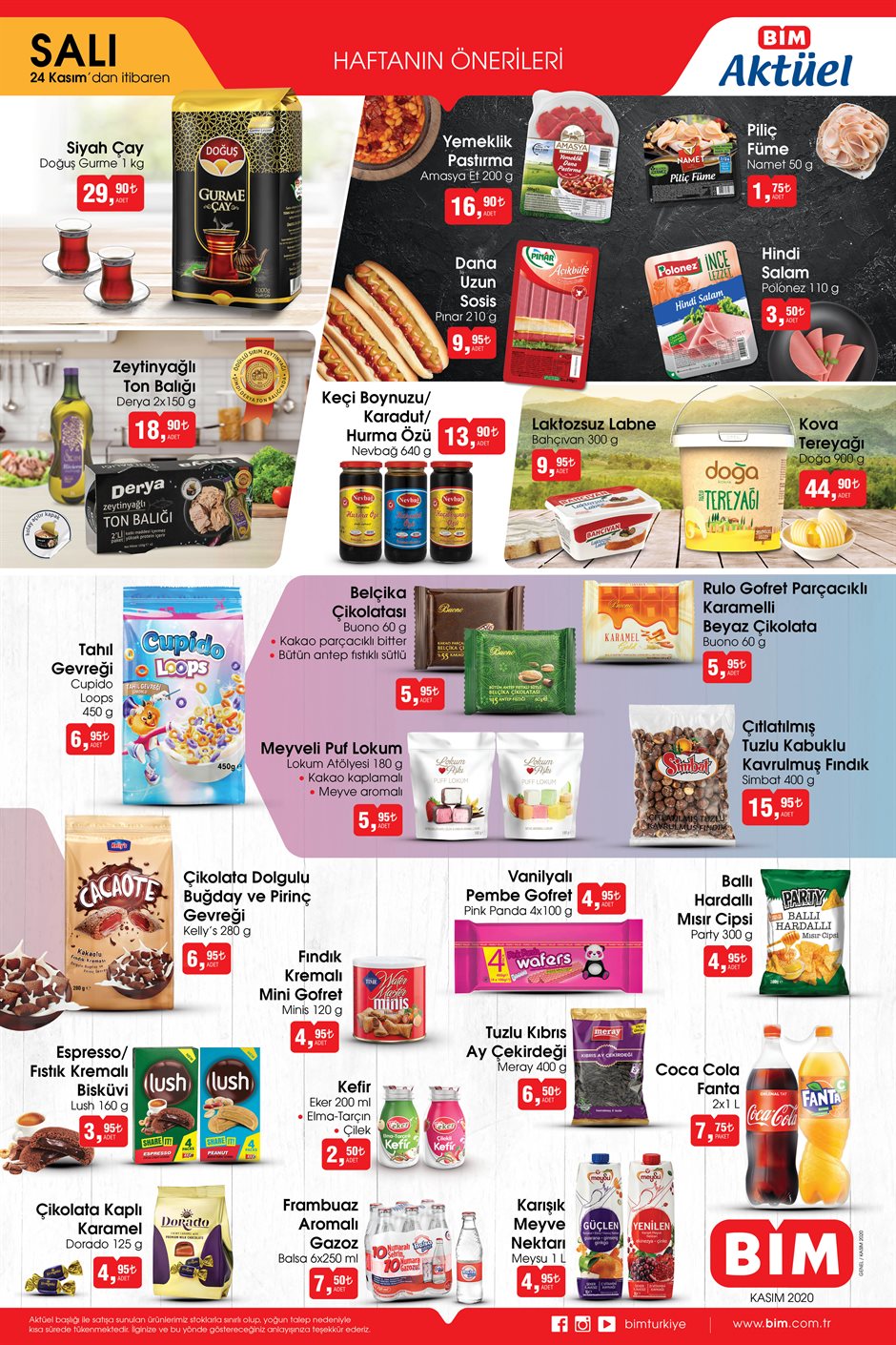 24 kasım BİM kataloğu 2020 | Yeni haftaya avantajlı ve indirimli ürünler geliyor!