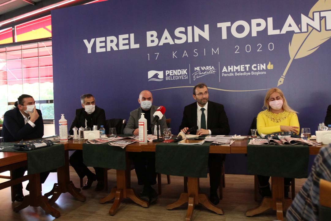 Pendik Belediye Başkanı Ahmet Cin, basınla buluştu, merak edilenleri tek tek konuştu