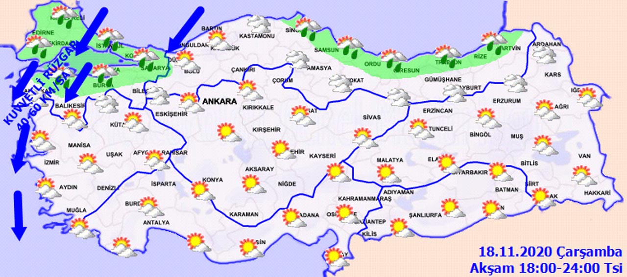 Meteoroloji uyardı! O iller dikkat: Kuvvetli rüzgar geliyor