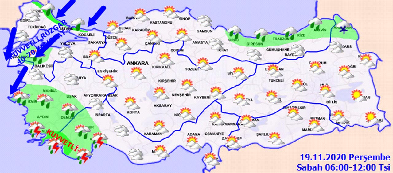 Meteoroloji bölge bölge uyardı: Karla karışık yağmur geliyor