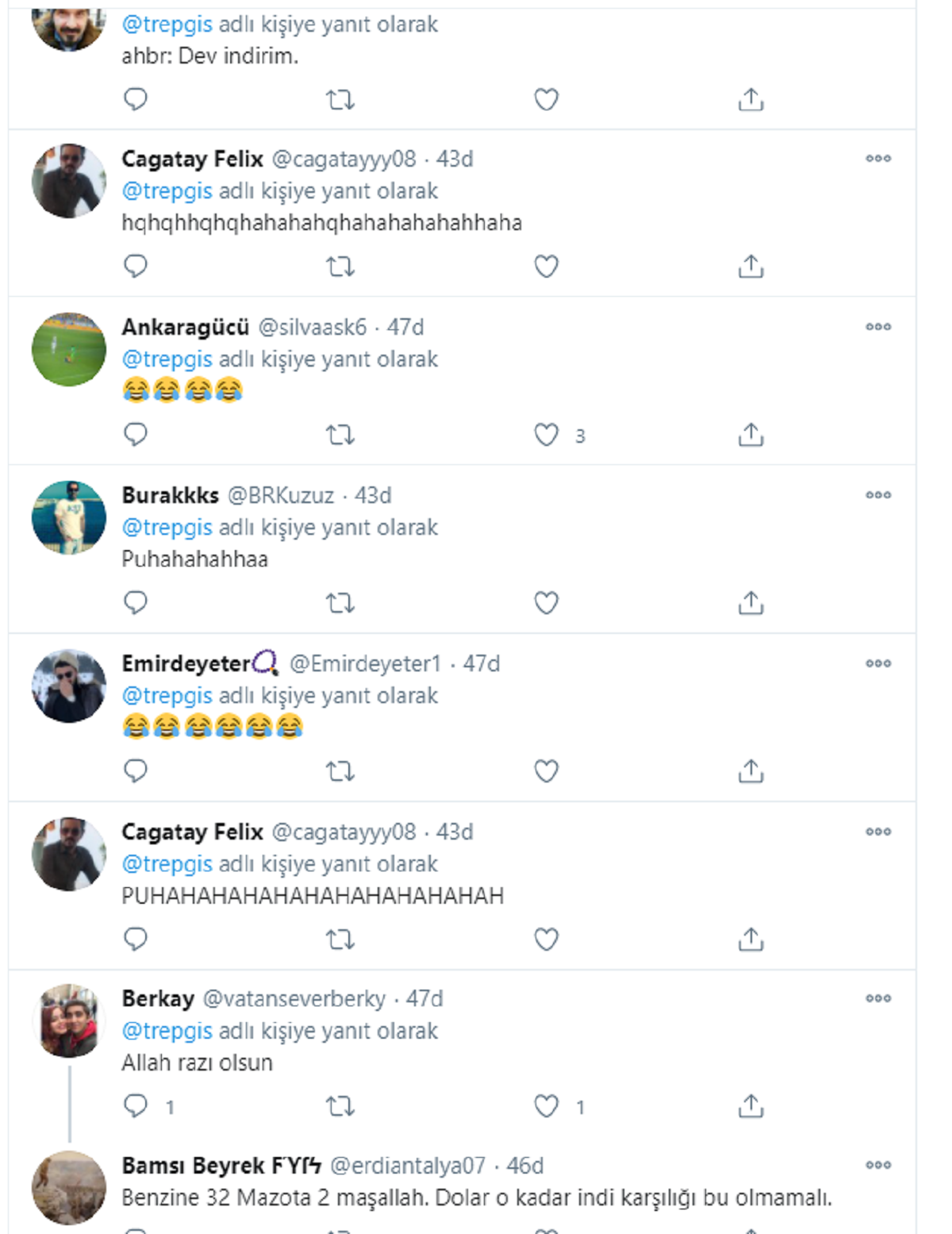 Motorine gelen komik indirim vatandaşlar tarafından tiye alındı