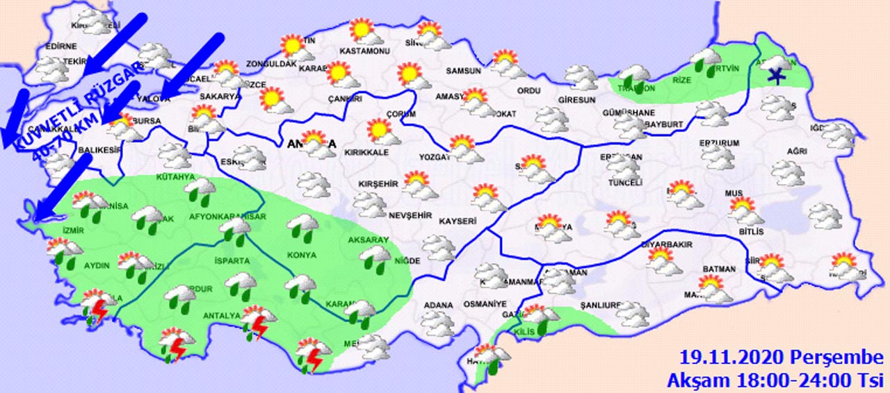 Meteoroloji bölge bölge uyardı: Karla karışık yağmur geliyor
