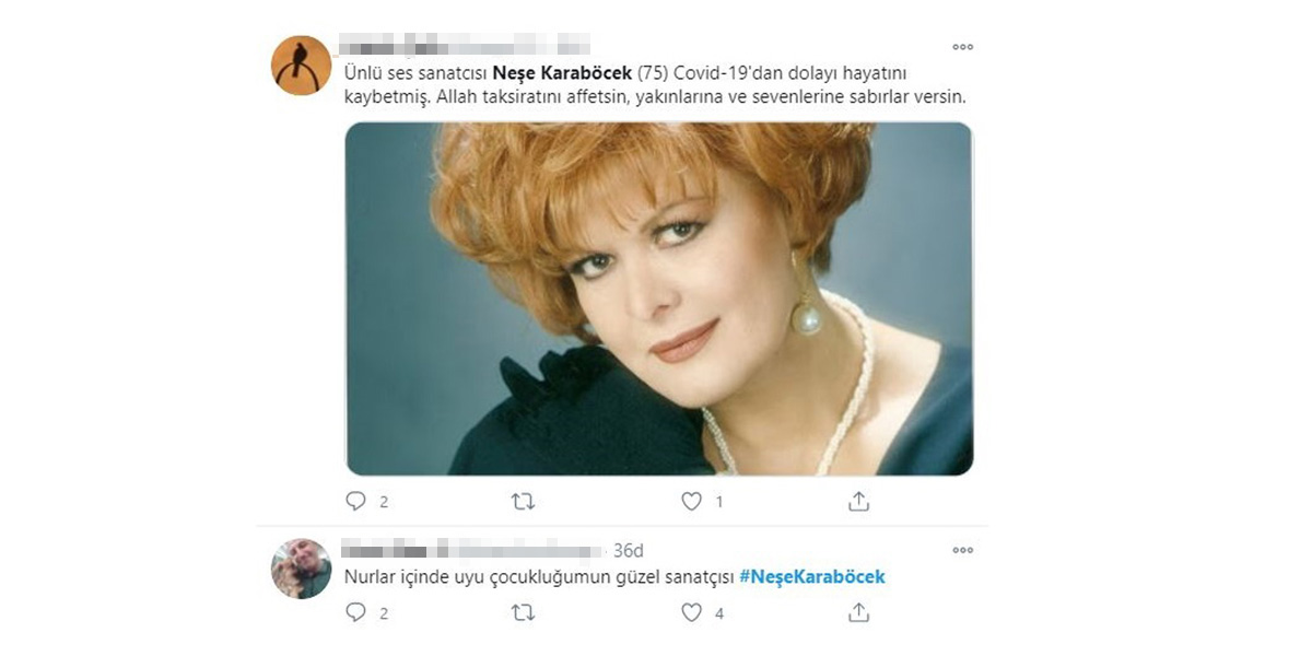 Neşe Karaböcek koronavirüsten öldü mü? | Neşe Karaböcek kimdir? Nereli Kaç yaşında?