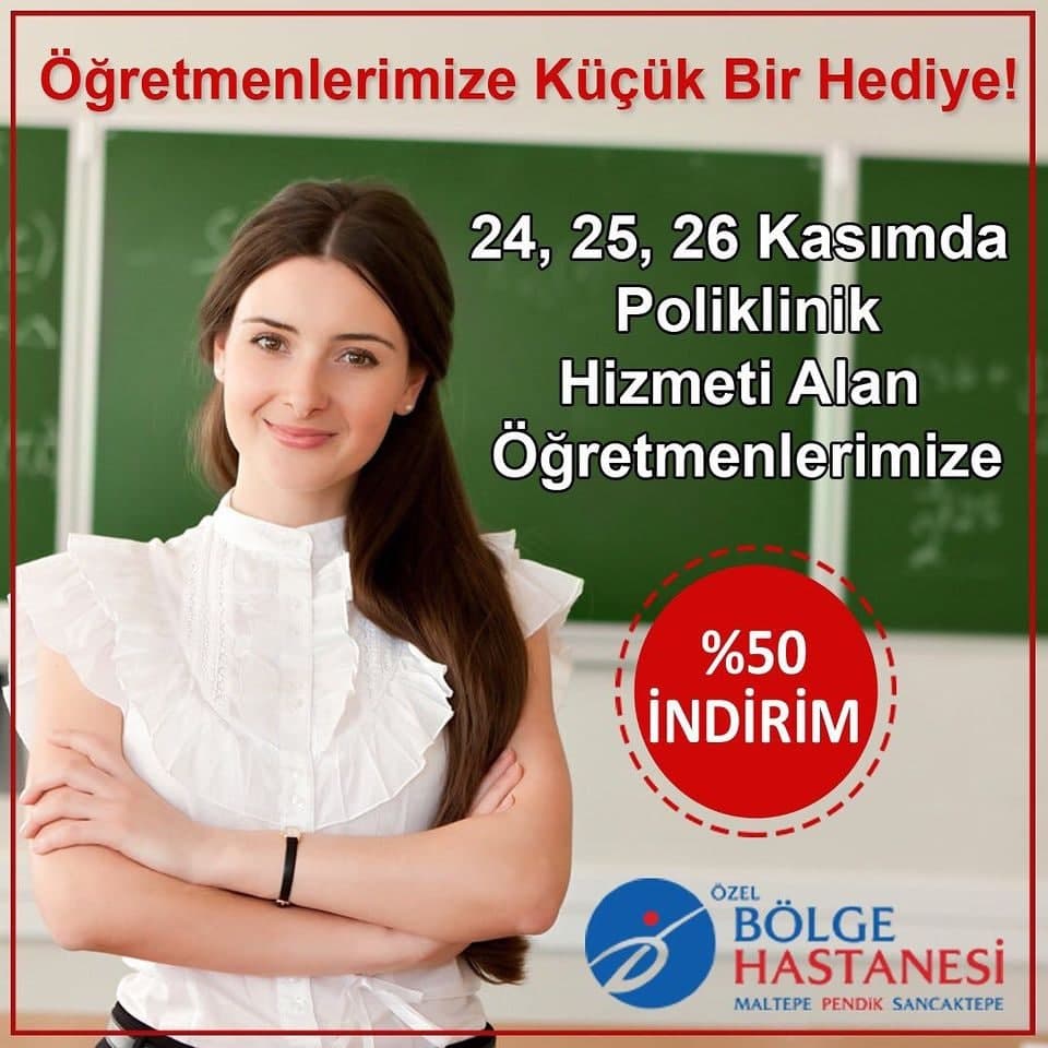 Özel Pendik Bölge Hastanesi'nden 24 Kasım Öğretmenler Günü'ne özel hediye!