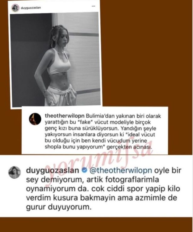 Duygu Özaslan'ın pozu sosyal medyada olay oldu!