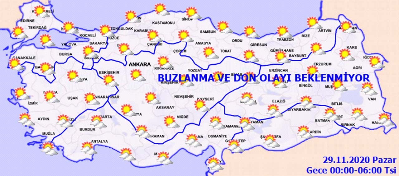 Meteoroloji o bölgeleri ve illeri uyardı: Sağanak yağış, kar yağışı, buzlanma ve don bekleniyor