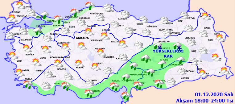 Meteoroloji'den 1 Aralık hava durumu tahminleri: Bu yerlerde yaşayanlar dikkat! Buzlanma, don, kar, yağış..