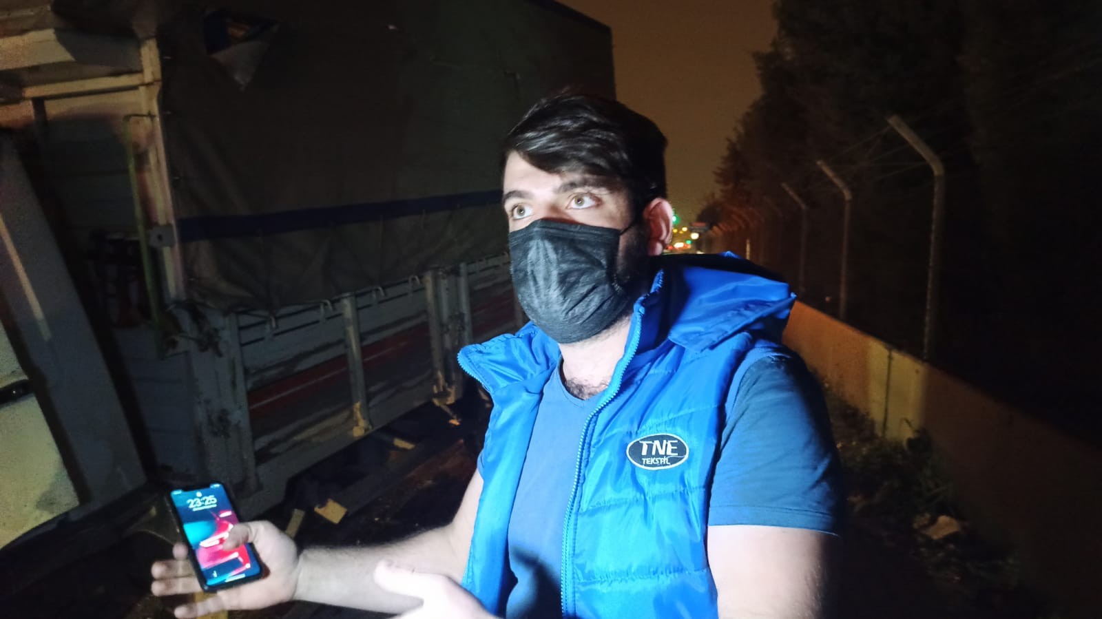 Kamyonunu öz ağabeyinin çaldığını kaza yerinde öğrendi!